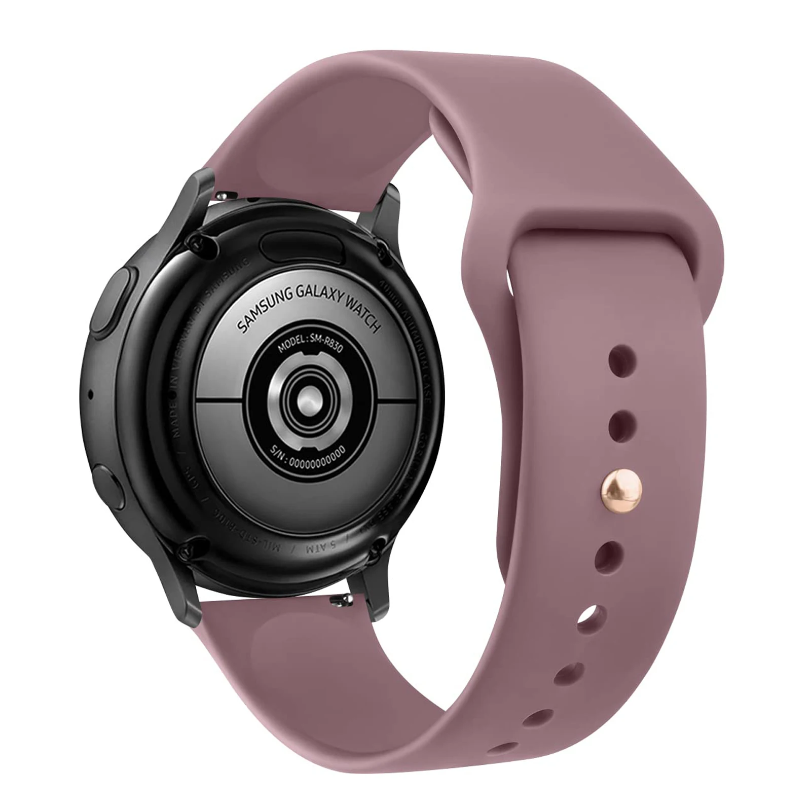 Versatile 20mm/22mm Silicone Smartwatch Strap - Durable & Stylish Replacement Band
