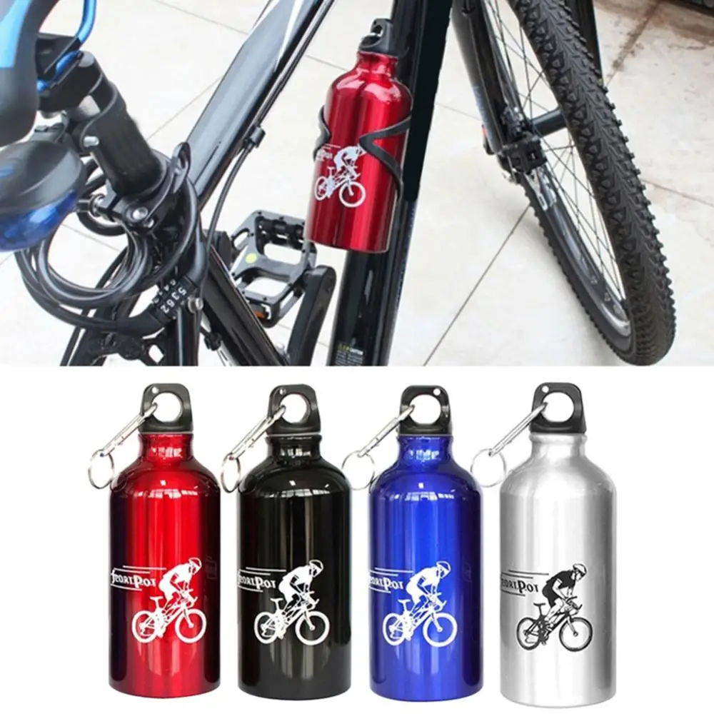 Water Bottle Bicycle Water Bottle Sports Bottle Bicycle Bottle Holder Aluminum Portable Outdoor Bike Sports Water Bottle Drinking Kettle Drinking Cup Travel Running Camping 500ml