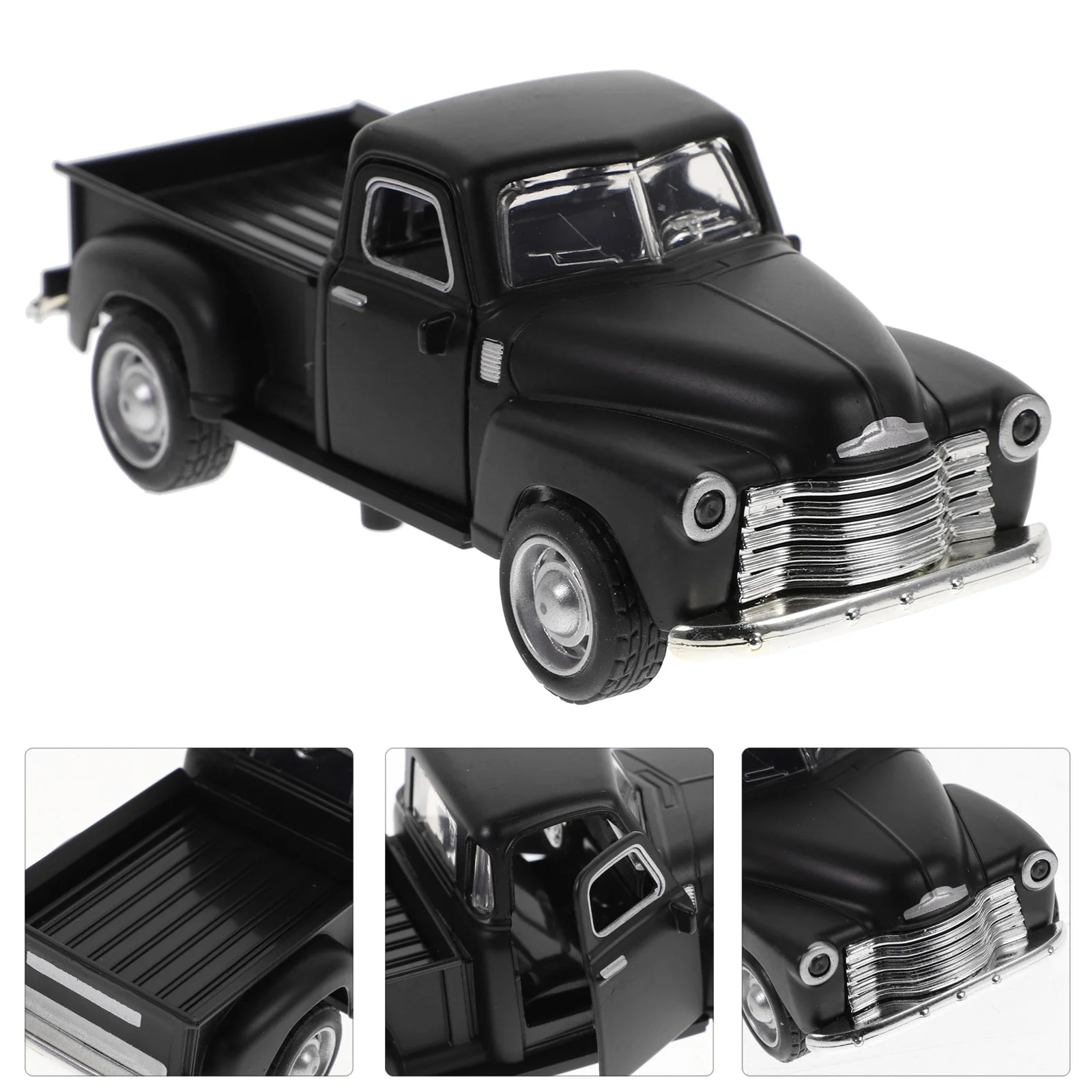 

Home Decor Old Pickup Truck Mini Vintage Truck Figurine Alloy Metal Vehicle Model Kids Party Favors Desktop Truck Craft Table