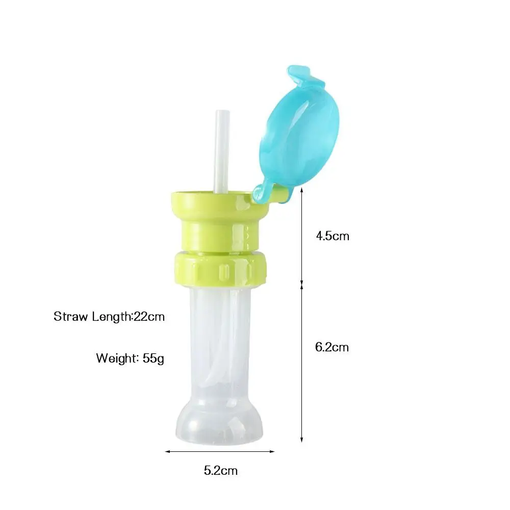 빨대 뚜껑이 있는 물컵 도구 트위스트 커버 캡 물병 뚜껑 마시는 튜브 병 교체용..
