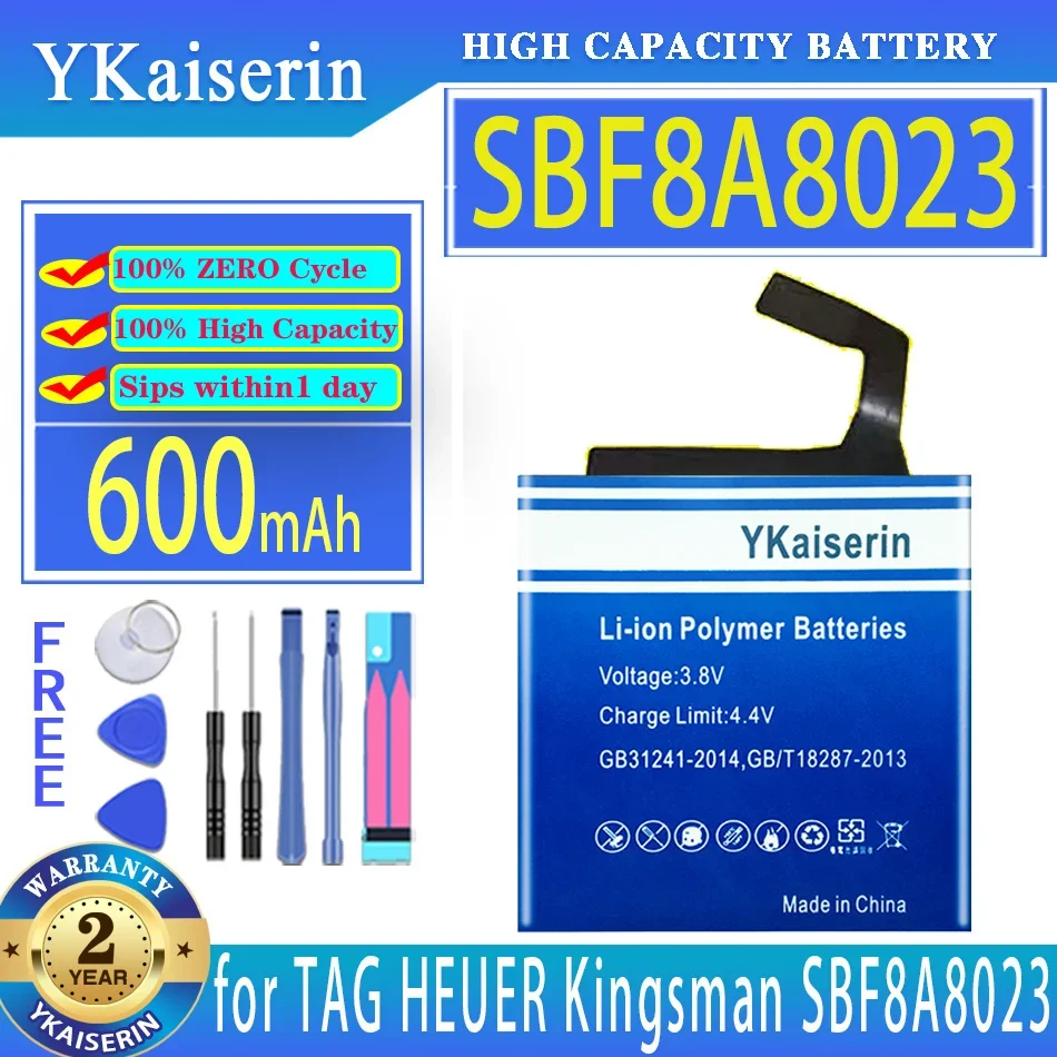 Ykaiserin 600Mah Batteria Di Ricambio Per Tag Heuer Connected Kingsman Muslimatwatch