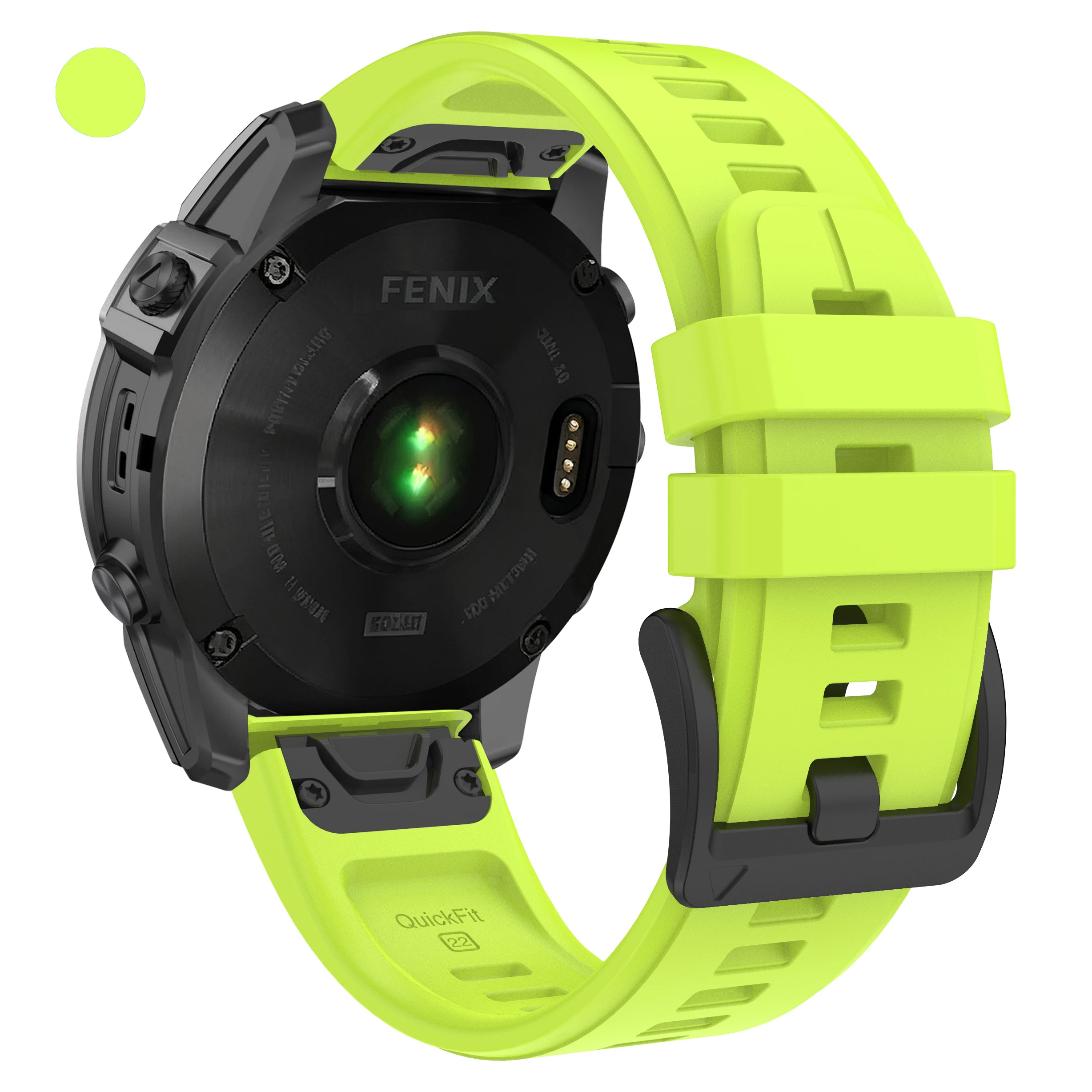 Premium Silicone Strap for Garmin Fenix - QuickFit 22/26mm Watchband