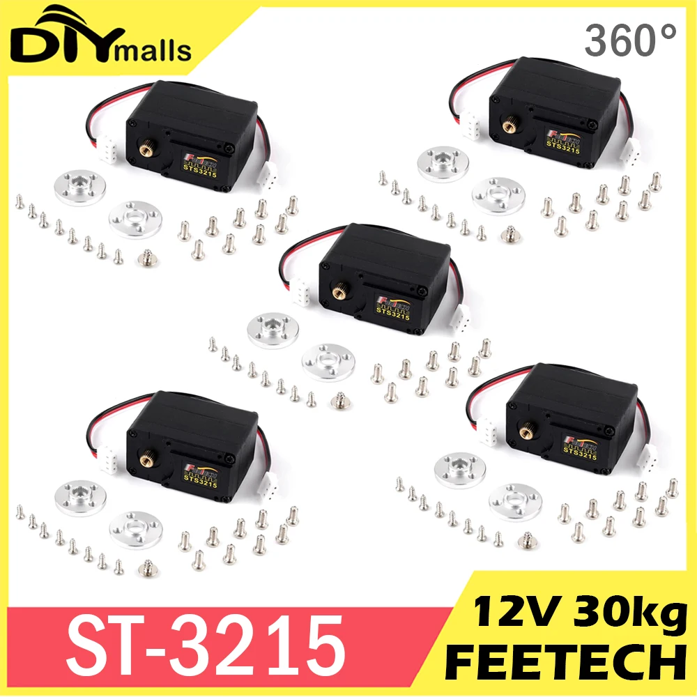 5/10PCS Feetech STS3215 12V 30KG Hohe Drehmoment Smart RC Servo TTL Serielle Bus Roboter Servo für SO-ARM100 Lehre Roboter Arm