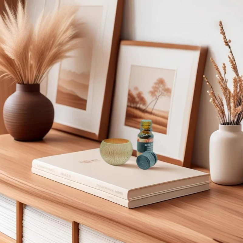 Eco-Friendly Wooden Aromatherapy Diffuser for Home - Refreshing Fragrance and Sleep Aid