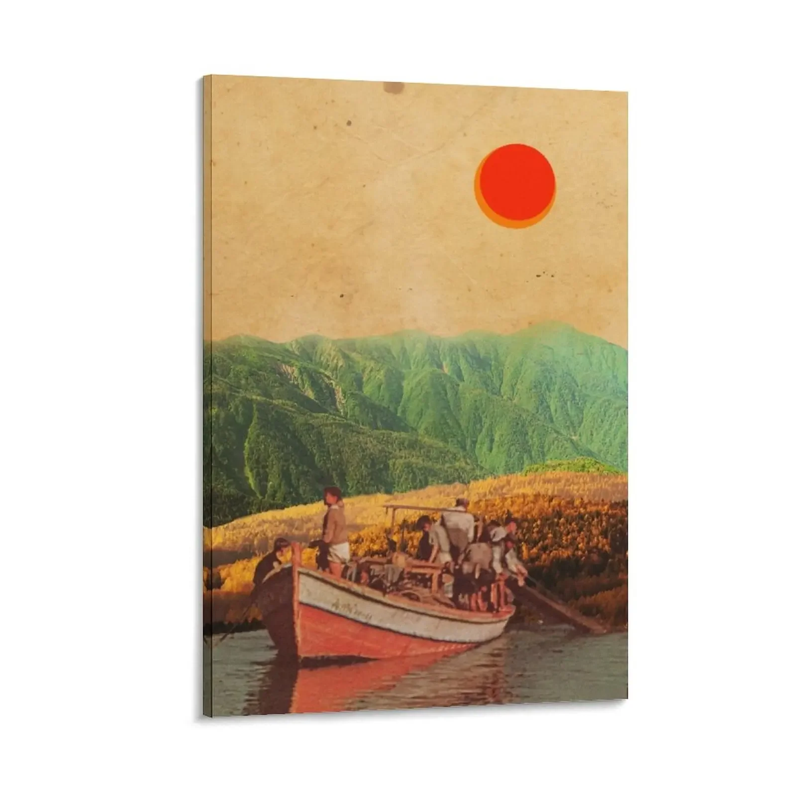 

Eternal Noons Canvas Painting japanese room decor stickers & posters