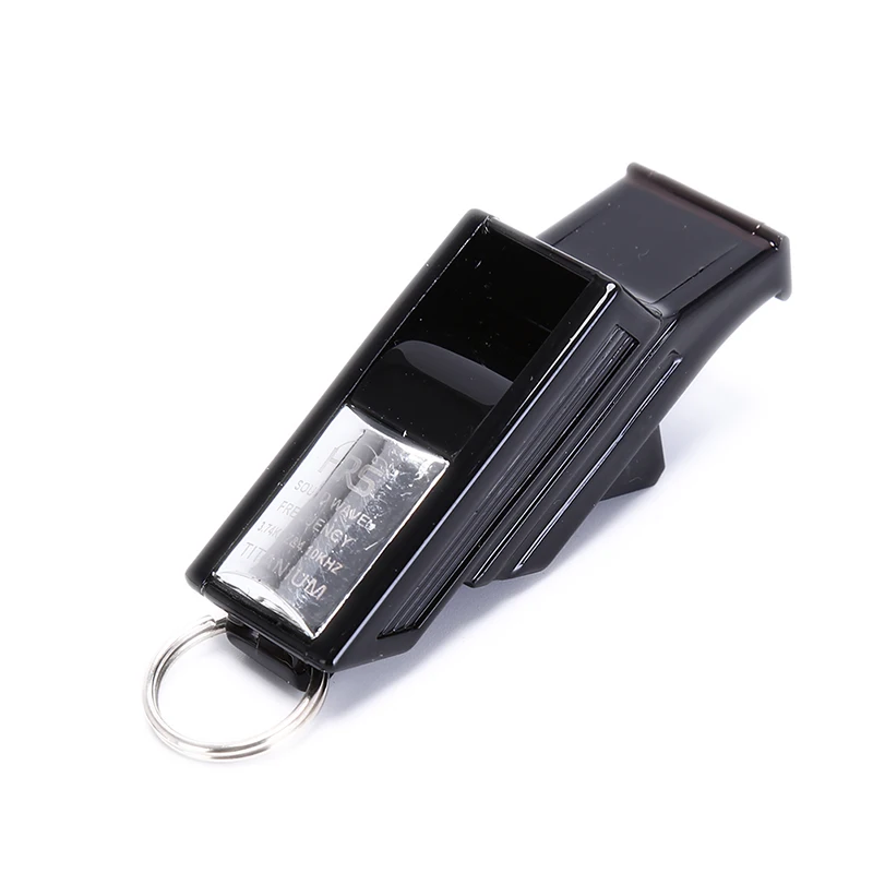 Description Picture 5 of item1 Pc Referee Whistle Gold / Silver Big Sound Whistle Seedless Plastic Whistle Professional Soccer Basketball Whistle