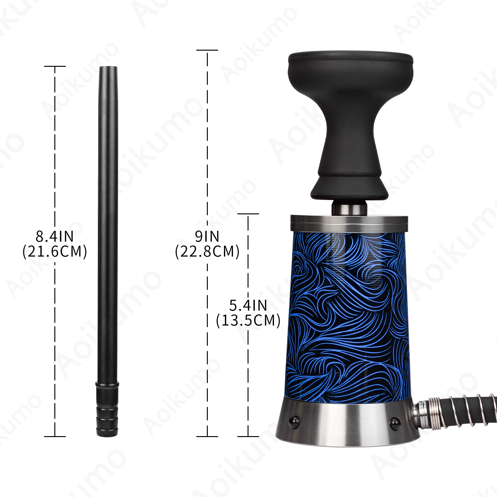Hookah Vyro One Ghost Transportable Hookah Mistersmoke Travel Shisha Narguile Sheesha Chicha Cachimbas Nargile