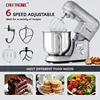 Cheftronic 6 Speed Stand Mixer with 7 Quart Stainless Steel Mixing Bowl,Dough hook, Egg whisk, Kitchen mixer with US Plug 4