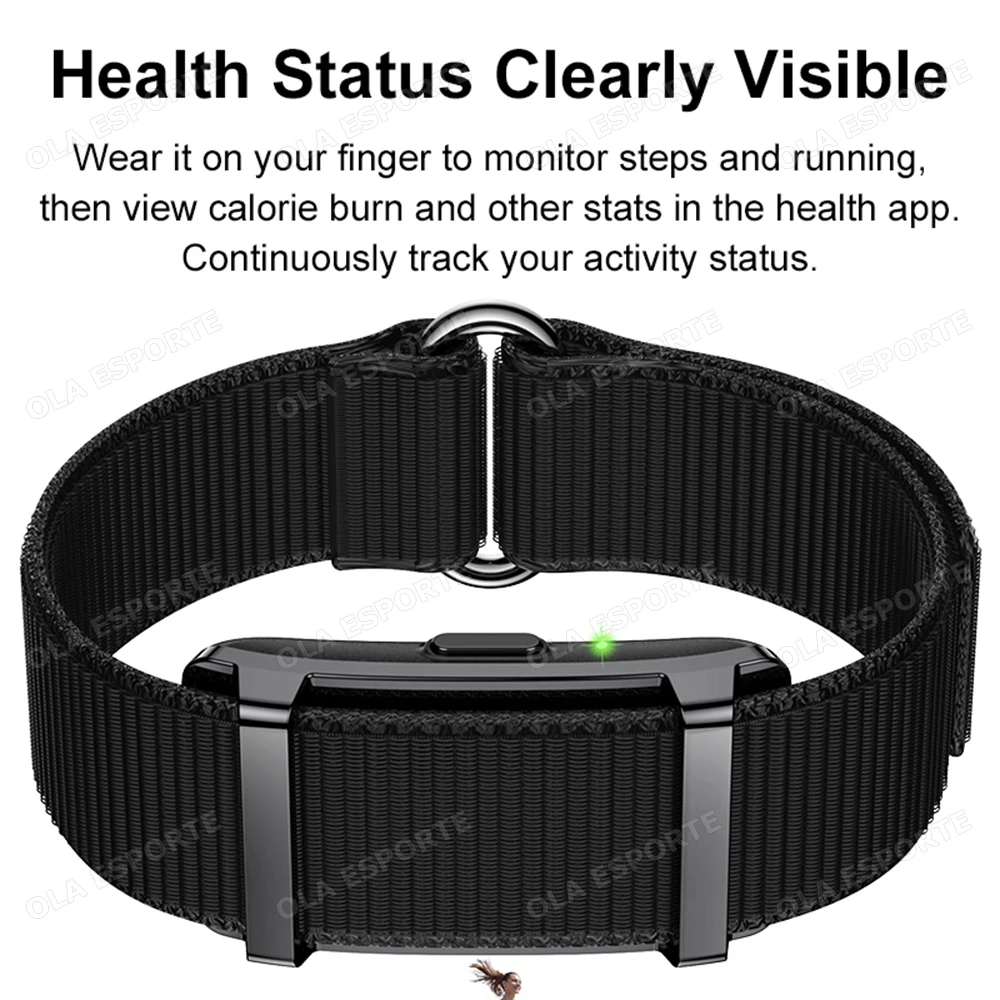 2208A 스마트 팔찌 심박수 혈압 모니터 만보계 스포츠 피트니스 트래커 남녀용 전자 팔찌