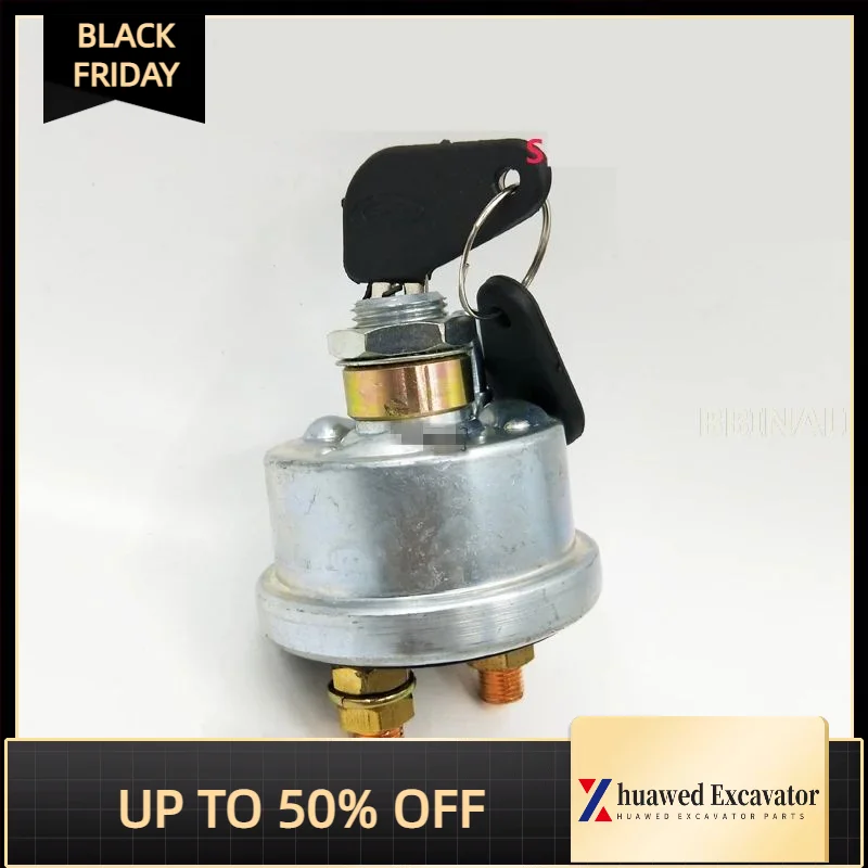 

For Caterpillar Cat 120/312/200/320/b/c Excavator Battery Switch Lgnition Power Starter Two Wires Excavator Accessories