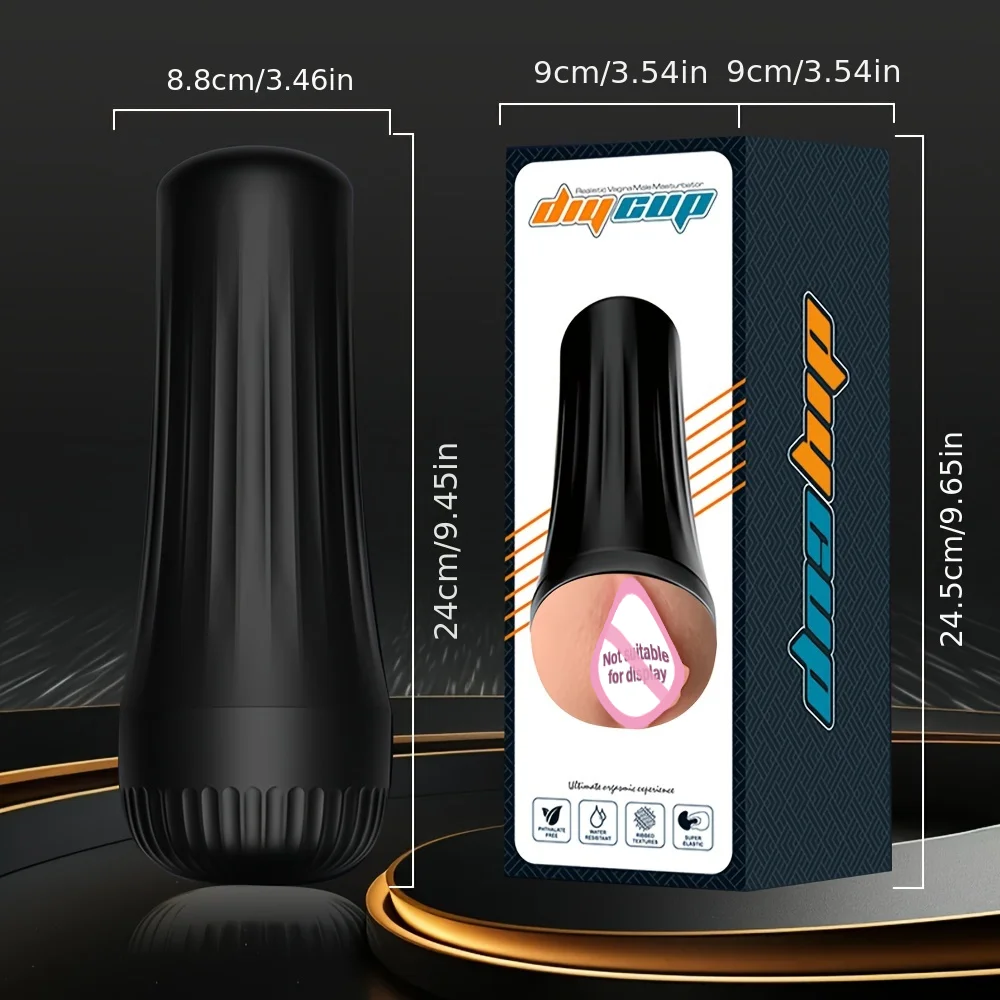 Male Masturbator Cup Adult Erotic Toys Realistic Rubber Vagina Penetration Soft Pocket Pussy Deep Throat Sexy Toys for Man Male Masturbator Male Masturbator Cup Male Masturbation Aid