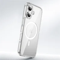 Crystal Transparent for Magsafe Magnetic Case For iPhone 17Air 17 17Pro 17Pro Max Clear Shockproof Cover for Wireless Charge - Image 5
