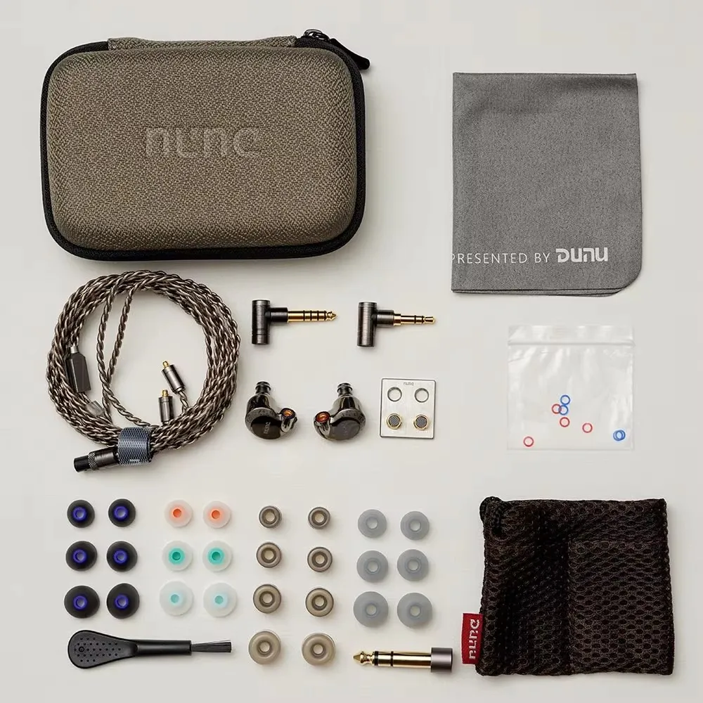 2024 New DUNU Falcon Ultra Titanium Grey Loong Year Edition Dynamic Driver IEMs with Replaceable Sounding Filters MMCX Cable 6