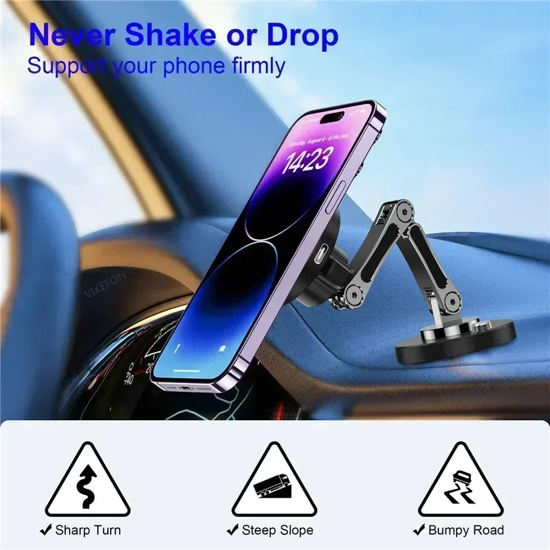 Magnetic Wireless Charger Car Phone Holder