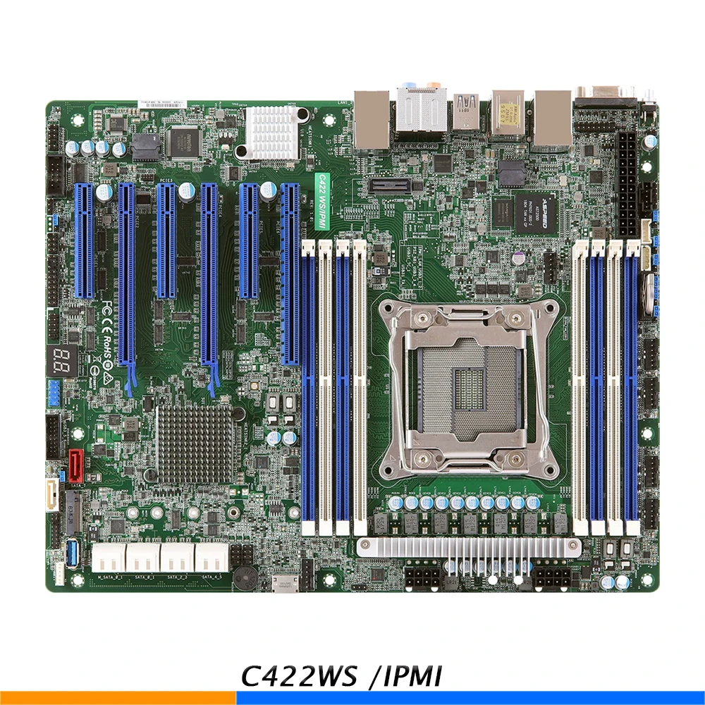 For ASRock Workstation Motherboard C422WS/IPMI LGA2066 DDR4 3 For ASRock Workstation Motherboard C422WS/IPMI LGA2066 DDR4