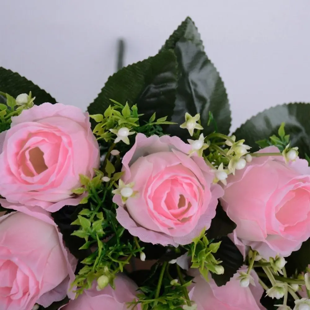 18 Köpfe Echte Fröhliche Mini-Blumen in 10 Farben – Valentinstagsblumen für Fotografie, Geschenk, Rosen und Heimdekoration – Detail 15