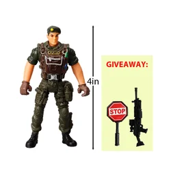 Elite Force Action Figure Toy - Military Soldier with Accessories for Children (Type 8)