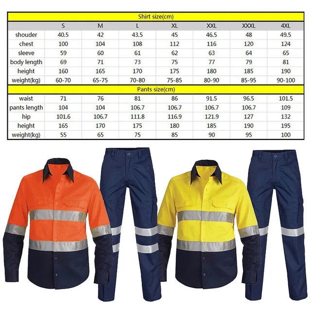 Unisex Reflective Welding Workwear