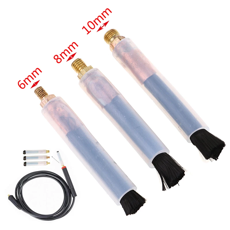 

M6/M8/M10 Copper Head Weld Brushes For Polishing Machine Welding Seam Cleaner