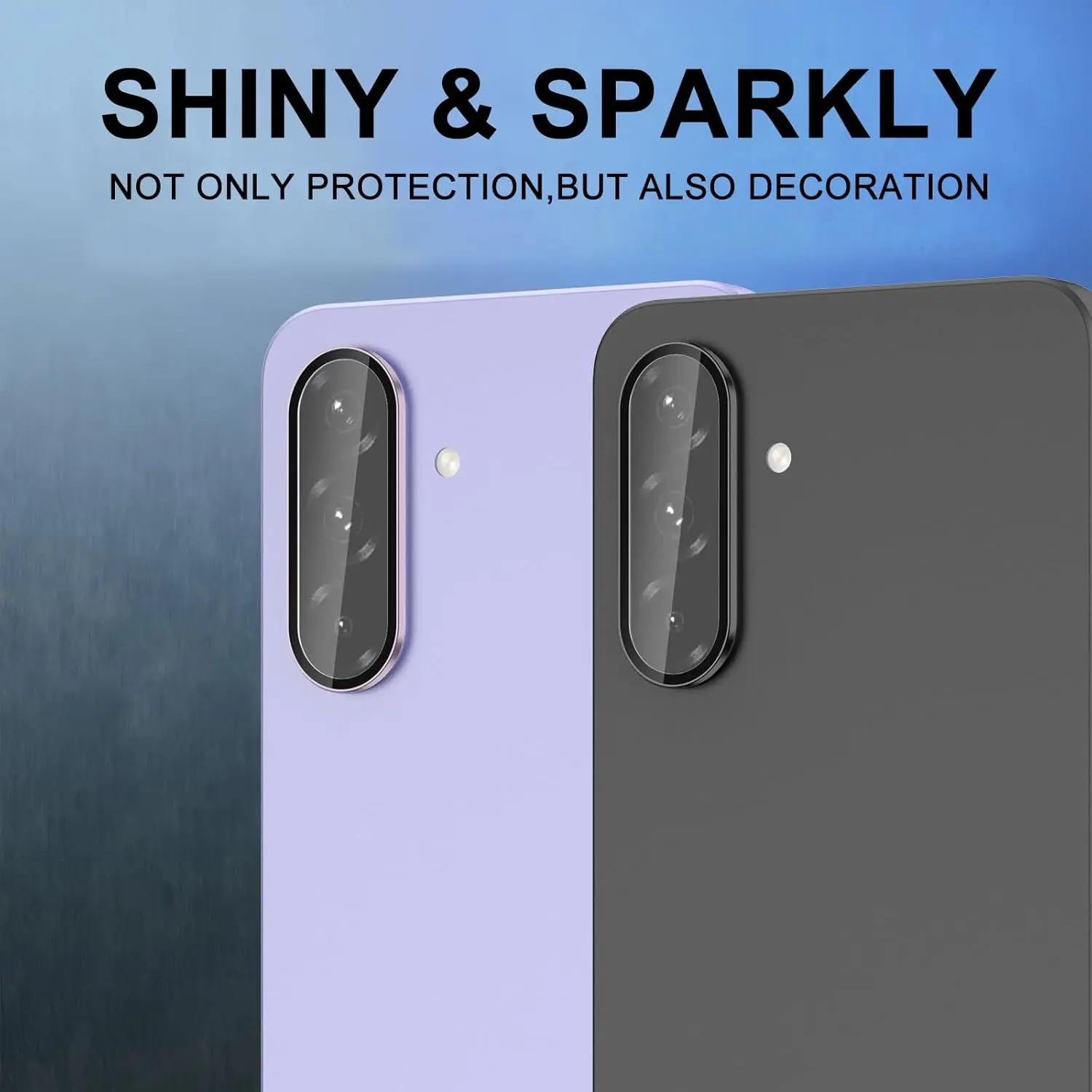 Enhanced Metal Ring Tempered Glass Camera Lens Protector Cover - Premium Phone Protection Accessory