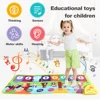 Piano Mat for Kids Kids Toddlers Floor Keyboard Dance Mat Baby Fitness Play Animal Music Blanket Instrument Toys Girl Boy Gift 2