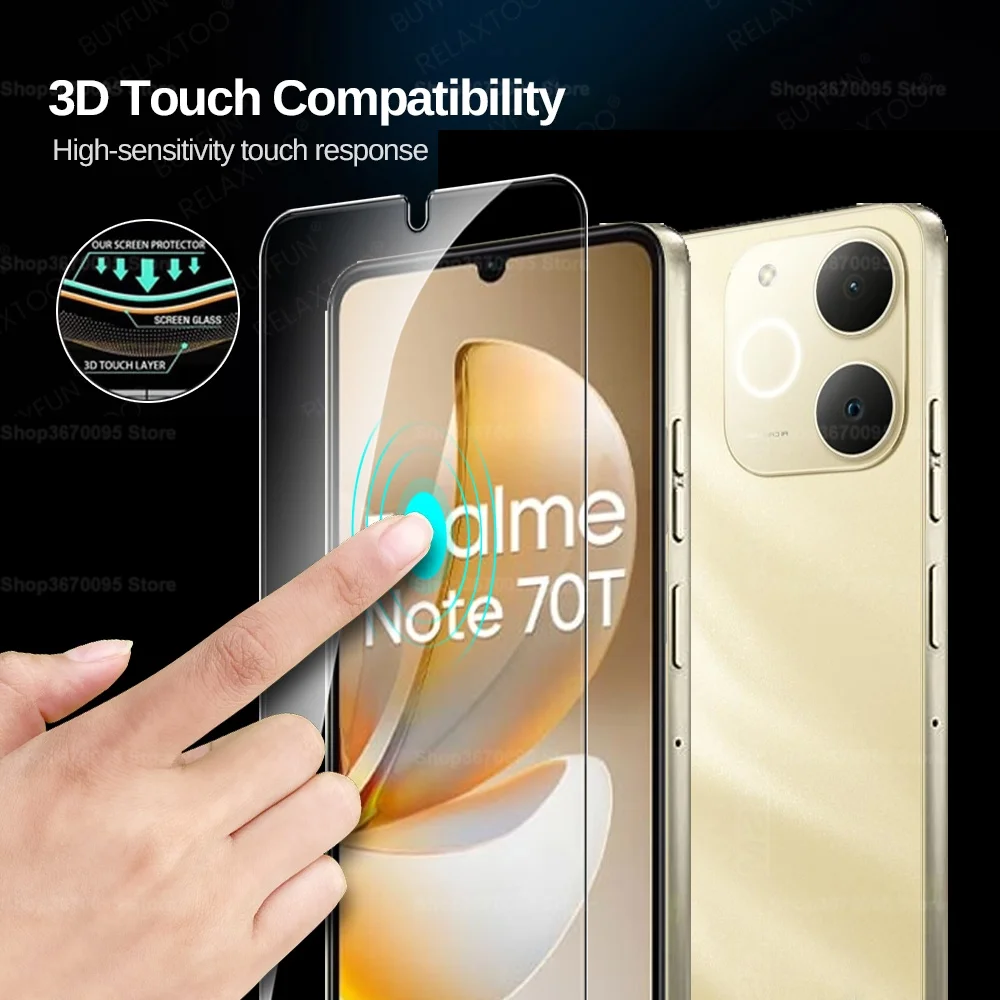 Premium Tempered Glass Screen Protector for Realme Phones - 2025 Edition