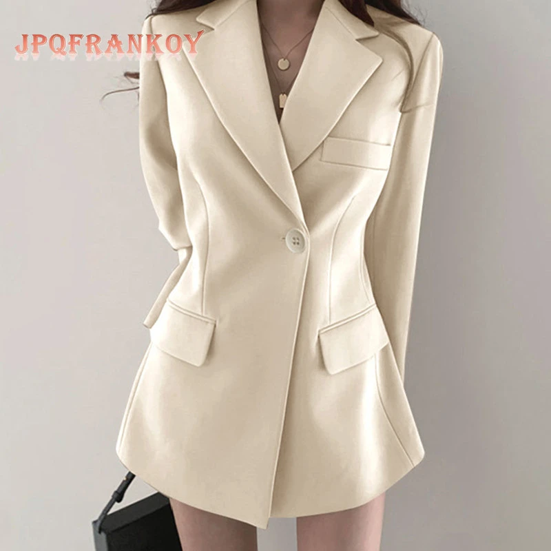 Small Suit Jacket Female Spring White 2021 Large Size Korean Version Design British Style Lady Blazer Women Crop Blazer Fashion pink pant suit