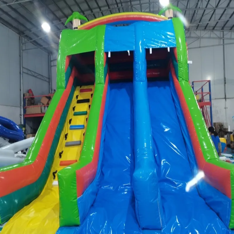 Commercial Grade Large PVC Inflatable Water Slide for Adults Monkey Bounce Slide Jumping Castles School Garden Occasions Sale!