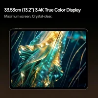 Tablette OnePlus Pad 4 Version Globale Snapdragon 8 Elite Gen 5 Écran 13,2 Pouces 3,4K 144Hz True Color 8 Haut-parleurs Wi-Fi 7 Android 16 Batterie 13380mAh 7