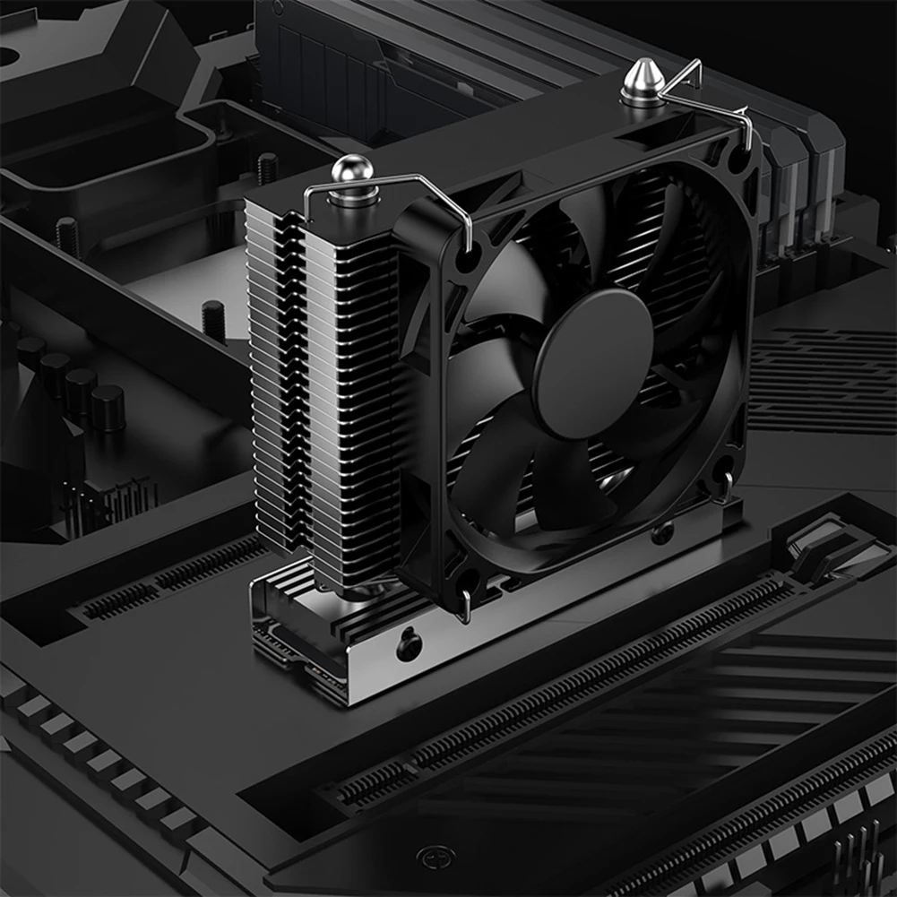 M.2-THREE M.2 2280 SSD Heatsink with 6010 Fan Aluminum Heatsink PCIe4.0/5.0 Radiator Heatsink Cooling Thermal Pad for PC