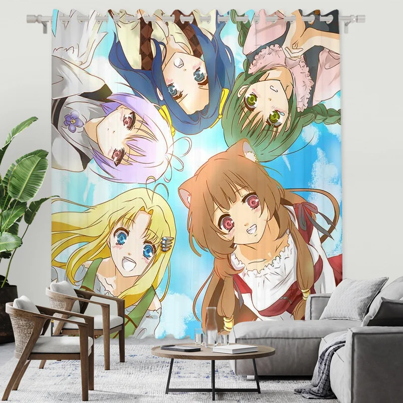 

Постер с красивой девушкой ангелом, тканевая занавеска из полиэстера, полузатенение, для спальни, гостиной, комплект декора