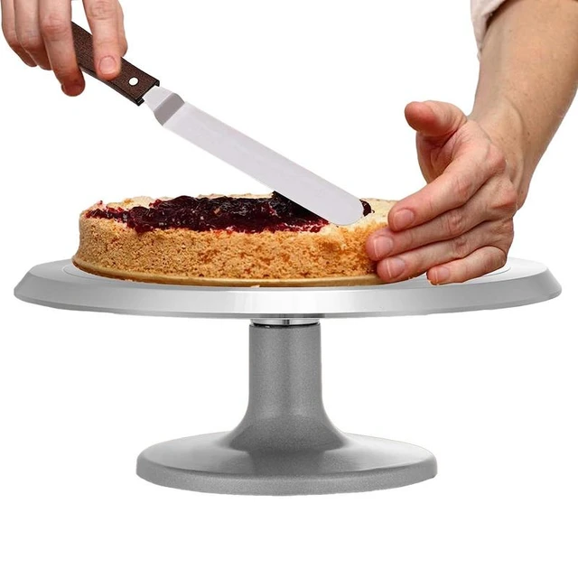 Turntable Revolving Cake Stand  Tilting Cake Stand Turntable - Cake Stand  Baking - Aliexpress