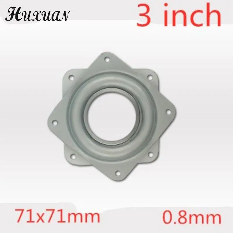 Rotating Turntable Plate 3 Inch Heavy Duty Lazy Susan Bearing 360 Degree Rotating for Boat Seat Furniture