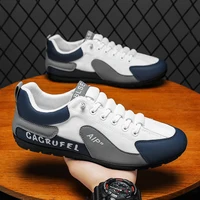 New Men's Casual Shoes Thin Cloth Top Baotou Fashionable Wild Flat Bottom One Step Padded Bean Shoes Comfortable Driving Shoes