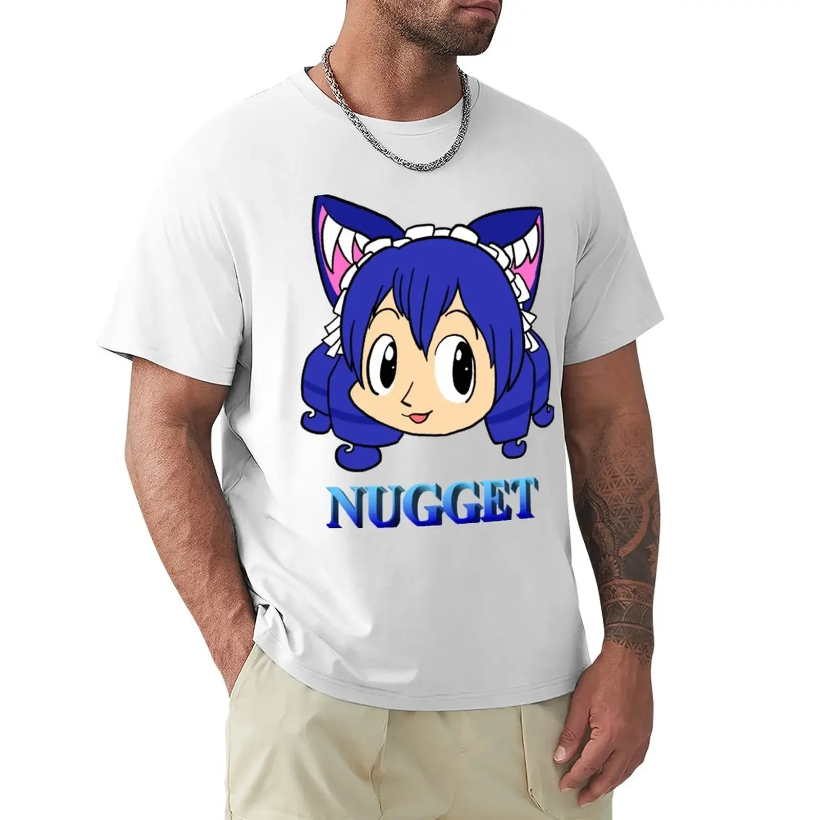 

Футболка NUGGET, Простые Топы большого размера, мужская одежда