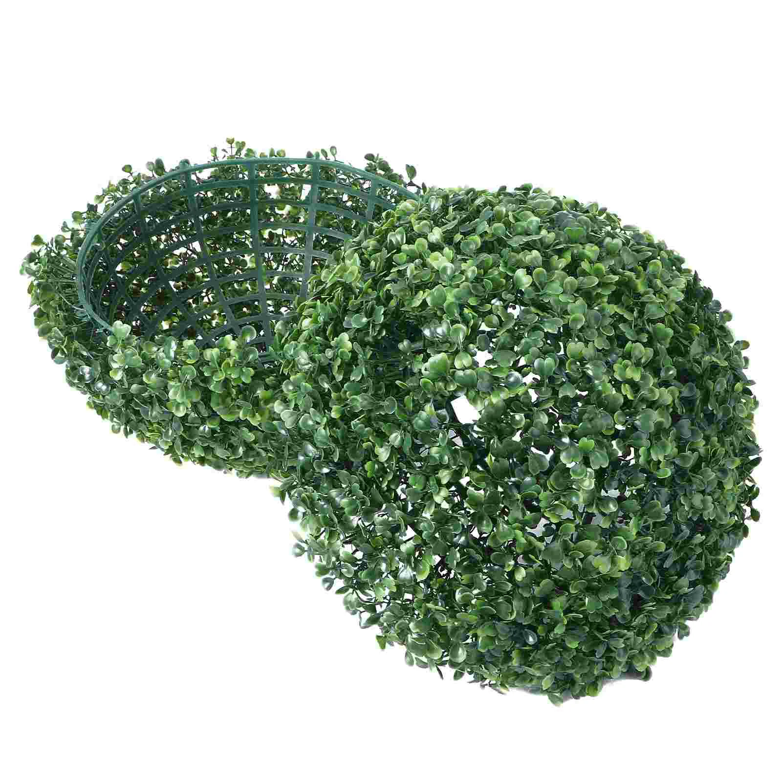 

Simulated Milano Ball Plant Artificial Plants Eucalyptus Simulation Grass Ornament Plastic Flower Hanging Office Pots