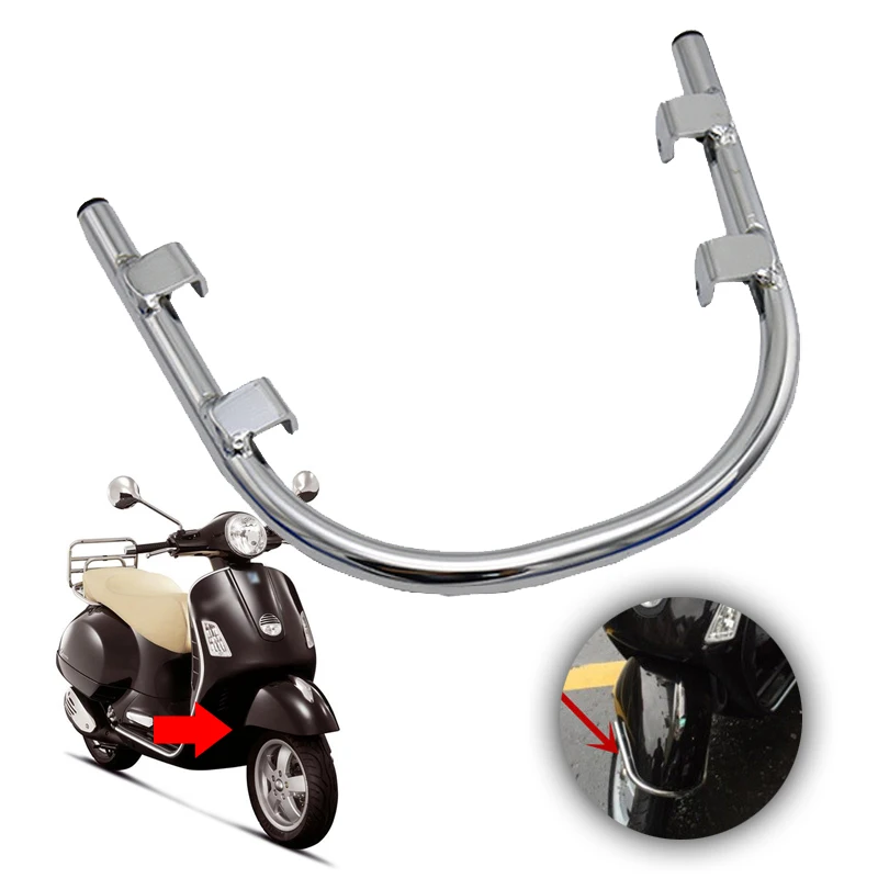 

Motorcycle Metal Front Fender Collision Bar Front Fender Protector Fit For Piaggio VESPA GTS250 GTS300 2017-2019 Accessories