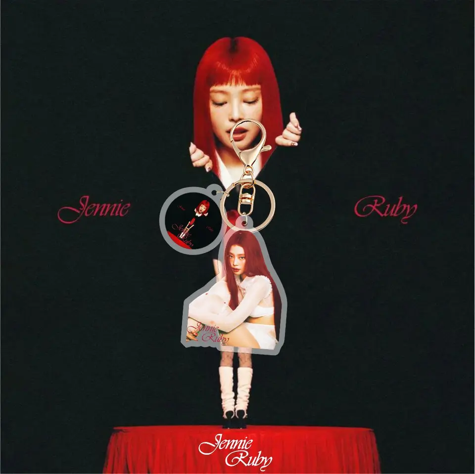BLACKPINK jennie ruby ポップアップ ぬいぐるみキーリング BLACKPINK