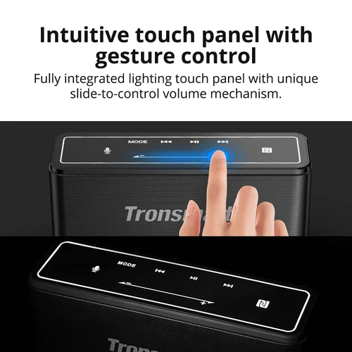 Tronsmart 메가 블루투스 스피커, 터치 컨트롤 사운드 바, 음성 어시스턴트, NFC,MicroSD 지원, 40W 휴대용 스피커 2