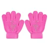 Figure Skating Gloves Non Slip Warm Hand Protector Stretchy Knitted Full Finger Glove Children Adult Skating Gloves Random Style 6