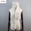 Women Winter Warm Real Mink Fur Scarf 100% Genuine Real Mink Fur Muffler Lady Fashion Quality Natural Real Mink Fur Knit Scarves 1