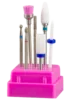 7pcs Nail Art Tungsten Steel Milling Cutter Set Ceramic Nail Drill Bit Electric Drill Nail Machine Pedicure Tool Accessories 5
