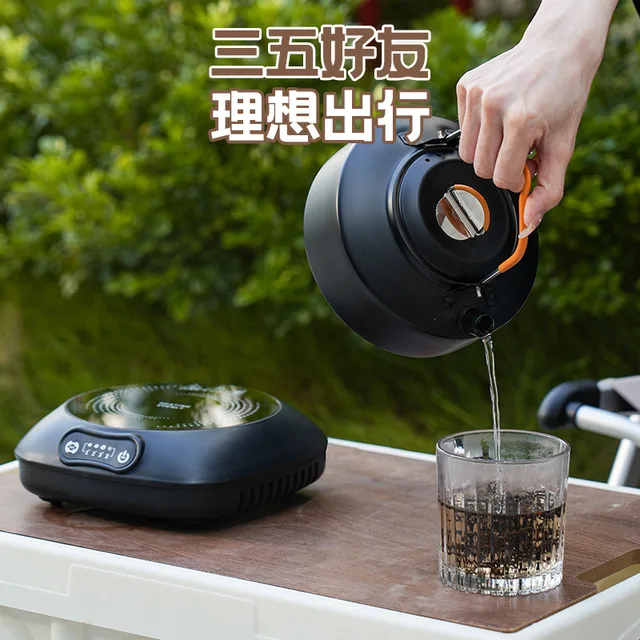 Intelligent small induction cooker portable multi-purpose circular 800w low-power button heating base 4