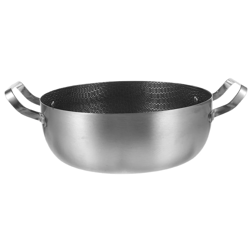 

Honeycomb Non-stick Hotpot Thicken Stainless Steel Restaurant Soup Fondue Food Cooking Frying Kitchen Wok Durable