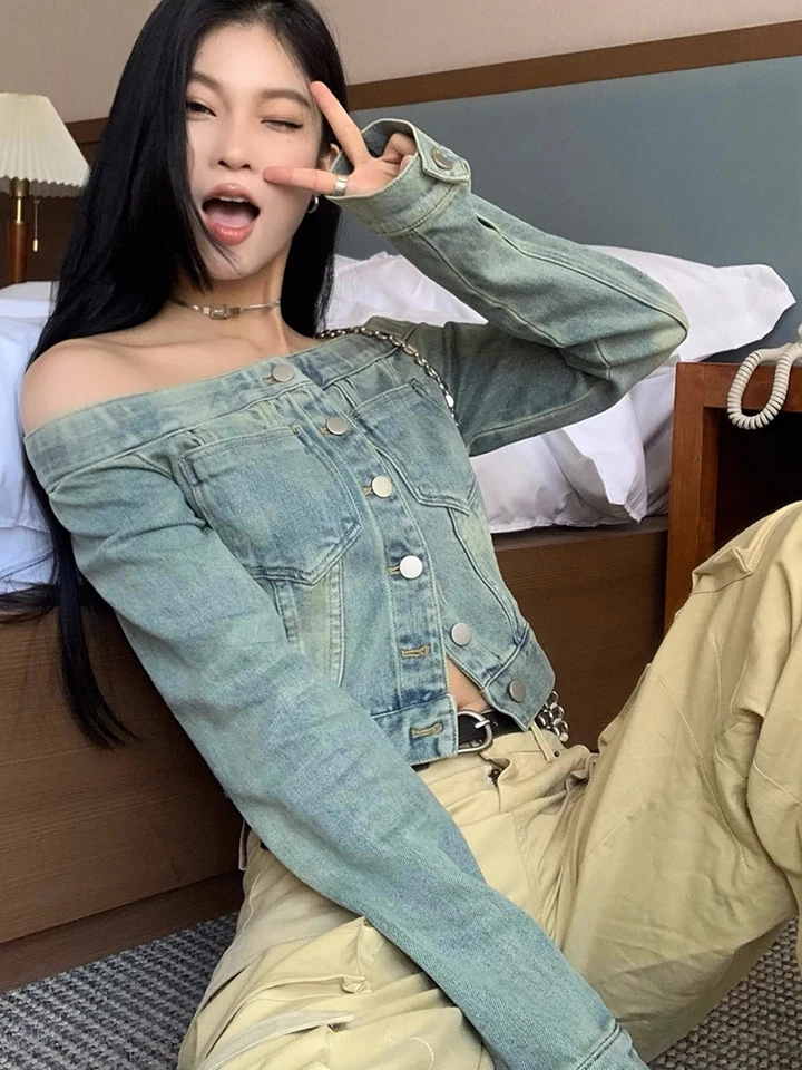 [WV PROJECT]★25SS★韓国人気★PICK OUT DENIM SHIRT Sc3dc8e128b8148d9a0ff4fe9c8f2c