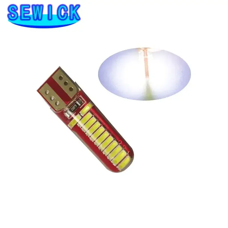  Ʈ LED 4014  ,  ĵ T10 194 W5w, 24 SMD Ǹī, 12V DC  , 100 