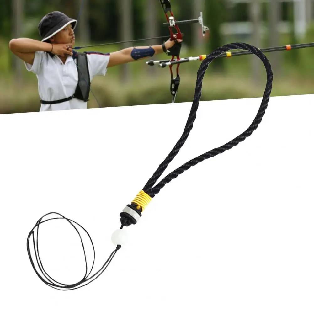 Sangle de poignet ajustable pour le tir à l'arc, accessoire tressé pour la  chasse en plein air - AliExpress