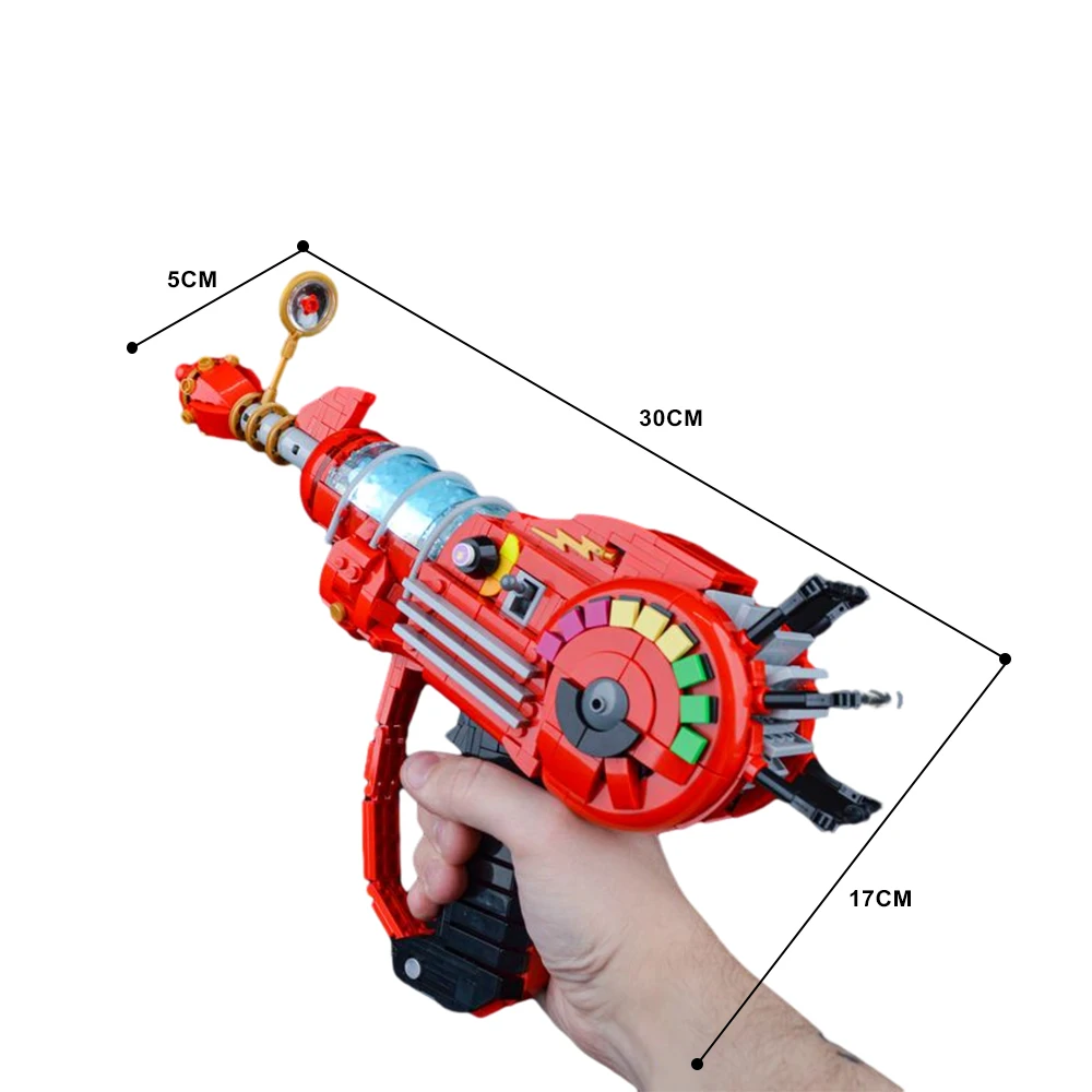 MOC Call of Duty Ray Gun Building Blocks Video Game Wonder Weapon Model DIY Bricks Birthday Gift Assembly Toy Set for Kids Adult 3
