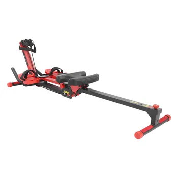 3-in-1 Foldable Rowing Machines for Home Max 264.55 LBS Abdominal Fitness Machine W/LED Vertical Storage Height Adjustable 4