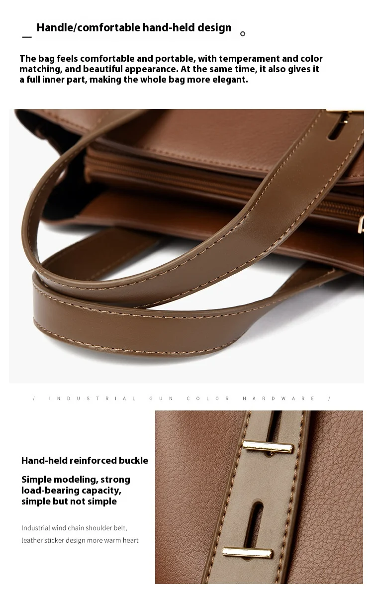 Neue Ankunft Luxus Frauen Umhängetaschen PU Satchel Handtaschen für Frauen Schulter Tote Geldbörsen Griff Satchel Geldbörse – Detail 2